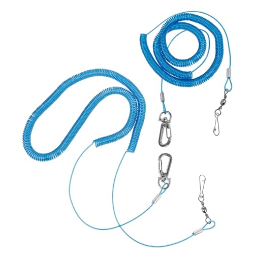 Abaodam 2 Stück Papagei Fußkette Verstellbare Trainingsleine für Elastisches Seil für Outdoor Aktivitäten und Tiertraining Optimale Abaodam 2 Stück Papagei Fußkette Verstellbare Trainingsleine für Elastisches Seil für Outdoor Aktivitäten und Tiertraining Optimale von Abaodam