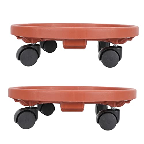 Abaodam 2 Stück Pflanzenroller mit Rädern Teiliges Blumenuntersetzer für Blumentöpfe Drehbare Blumenständer für und Außenbereich für Sukkulenten und Bonsai Abaodam 2 Stück Pflanzenroller mit Rädern Teiliges Blumenuntersetzer für Blumentöpfe Drehbare Blumenständer für und Außenbereich für Sukkulenten und Bonsai von Abaodam