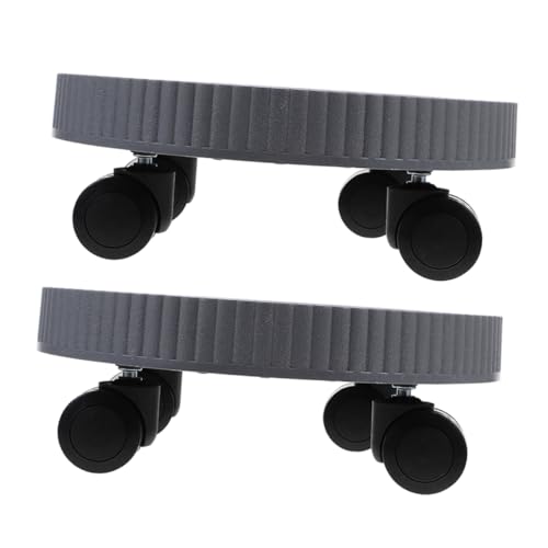 Abaodam 2 Stücke Pflanzentablett mit Rädern Rollender Pflanzenständer Blumentopf Untersetzer für Innenbereich Kunststoff Langlebig Starke Tragkraft Abaodam 2 Stücke Pflanzentablett mit Rädern Rollender Pflanzenständer Blumentopf Untersetzer für Innenbereich Kunststoff Langlebig Starke Tragkraft von Abaodam