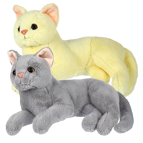 Abaodam 2 Stück Plüschtier Katze Kuscheltier Katze ausgestopfte Tiere Katzenplüschspielzeug für Spielzeugkatze Katzenspielzeug lustig Kätzchen Figur PP Baumwolle Abaodam 2 Stück Plüschtier Katze Kuscheltier Katze ausgestopfte Tiere Katzenplüschspielzeug für Spielzeugkatze Katzenspielzeug lustig Kätzchen Figur PP Baumwolle von Abaodam
