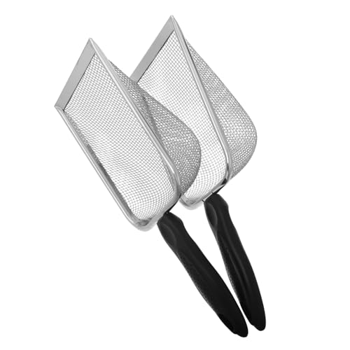Abaodam 2 Stück Schaufel Für Katzenstreu Poop-Schaufel Wurf Wide Loch Scooper Schaufel Aus Edelstahl Reptilien-kotschaufel Strand-mesh-Schaufel Haustierkotschaufel Metall Black Abaodam 2 Stück Schaufel Für Katzenstreu Poop-Schaufel Wurf Wide Loch Scooper Schaufel Aus Edelstahl Reptilien-kotschaufel Strand-mesh-Schaufel Haustierkotschaufel Metall Black von Abaodam