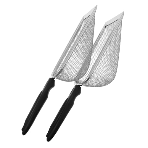 Abaodam 2 Stück Schaufel für Katzenstreu Haustier Reinigung Aschesieb Schaufel Reptilien-Kotschaufel Siebschaufel Haustier-Müllschaufel Katzenstreu Scoop Slotted Müllschaufe Metall Black Abaodam 2 Stück Schaufel für Katzenstreu Haustier Reinigung Aschesieb Schaufel Reptilien-Kotschaufel Siebschaufel Haustier-Müllschaufel Katzenstreu Scoop Slotted Müllschaufe Metall Black von Abaodam