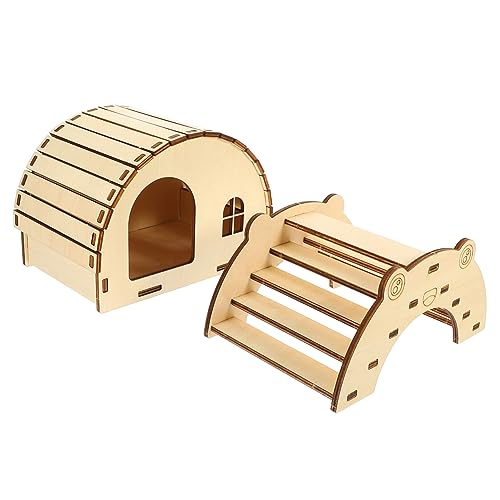 Abaodam 2 Stücke Holz Hamster Brücke Kit Hamster Versteck Und Brücke Set Für Haustiere von Abaodam