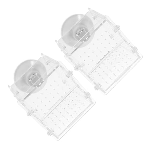 Abaodam 2 Stück Teiliges Acryl Fischzuchtbox mit Saugnapf Transparente Fisch-isolationsbox für Aquarium Robustes Aufzuchtbecken für Garnelen Guppy Clownfisch Vielseitig Einsetzbarer Abaodam 2 Stück Teiliges Acryl Fischzuchtbox mit Saugnapf Transparente Fisch-isolationsbox für Aquarium Robustes Aufzuchtbecken für Garnelen Guppy Clownfisch Vielseitig Einsetzbarer von Abaodam