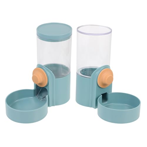 Abaodam 2 Stück Teiliges Haustier Wasserspender und Futterautomat für Katzen Hamster und Hängend zu Installieren mit Praktischen Schalen für Optimale Fütterung und Hydration Abaodam 2 Stück Teiliges Haustier Wasserspender und Futterautomat für Katzen Hamster und Hängend zu Installieren mit Praktischen Schalen für Optimale Fütterung und Hydration von Abaodam
