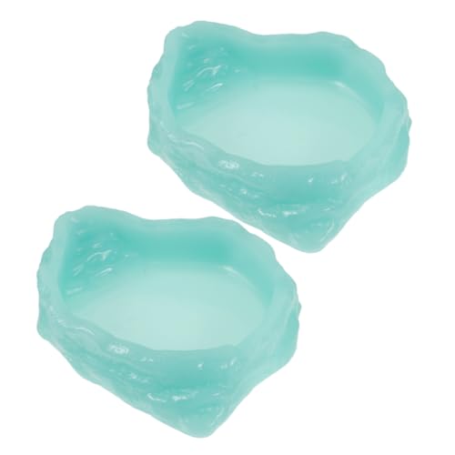 Abaodam 2 Stück Teiliges Reptilien Trinknapf aus Langlebigem Resin Leuchtende Wasserschalen für Terrarium Geeignet für Schildkröten Eidechsen und Kleine Haustiere Platzsparend und Abaodam 2 Stück Teiliges Reptilien Trinknapf aus Langlebigem Resin Leuchtende Wasserschalen für Terrarium Geeignet für Schildkröten Eidechsen und Kleine Haustiere Platzsparend und von Abaodam