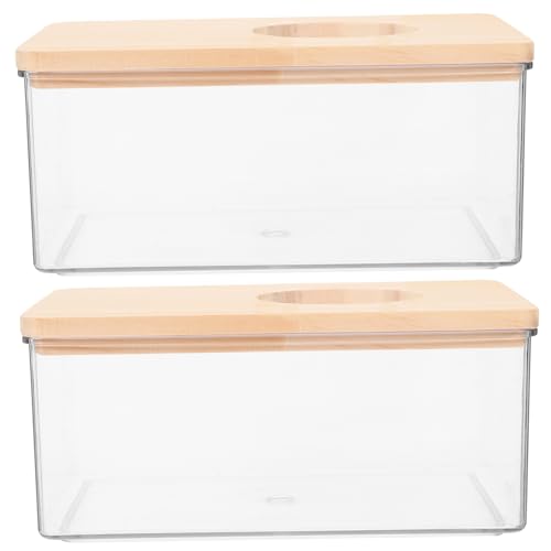 Abaodam 2 Stück Transparente Hamster Badewanne aus Sandbad für Kleintiere für Hamster Chinchillas und Meerschweinchen Leicht zu Reinigen und Platzsparend Abaodam 2 Stück Transparente Hamster Badewanne aus Sandbad für Kleintiere für Hamster Chinchillas und Meerschweinchen Leicht zu Reinigen und Platzsparend von Abaodam