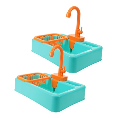Abaodam 2 Stück Vogelbadewanne Aus Kunststoff, Papagei-duschbox, Badewannenbehälter, Küchenwaschbecken, Spielzeug Für Kleine Und Mittelgroße Sittichkäfige, Reinigungsmittel Abaodam 2 Stück Vogelbadewanne Aus Kunststoff, Papagei-duschbox, Badewannenbehälter, Küchenwaschbecken, Spielzeug Für Kleine Und Mittelgroße Sittichkäfige, Reinigungsmittel von Abaodam