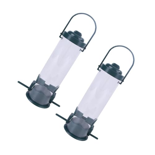 Abaodam 2 Stück Vogelfütterer hängend Trog klein Ornamente Container vogelfutterspender vogelfutterhäuschen tränkebecken vogelfutterstelle Outdoor -Vogelhäuschen Gartenverzierung Plastik Abaodam 2 Stück Vogelfütterer hängend Trog klein Ornamente Container vogelfutterspender vogelfutterhäuschen tränkebecken vogelfutterstelle Outdoor -Vogelhäuschen Gartenverzierung Plastik von Abaodam