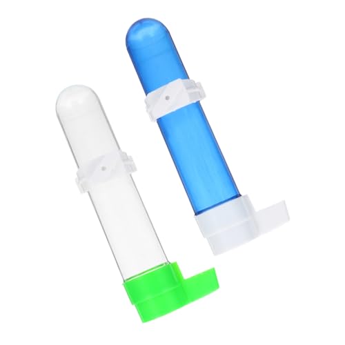 Abaodam 2 Stücke Automatischer Wasserspender für Papageien Wellensittich Wasserspender Vogel Wasserflasche Papageientränke Vogelkäfig -Feeder Futter- und Tränken für Vogelkäfige Abs von Abaodam