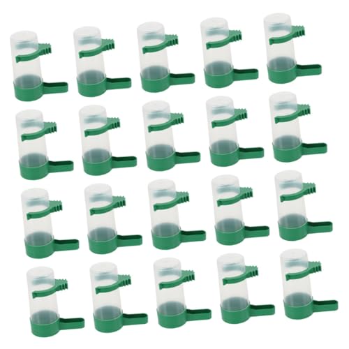Abaodam 20 Stück Automatischer Vogeltrinkbrunnen Taubenwasserflaschen Vogeltränke Vogel Wassertrinker Taube Wassertrog Vögel Trinkflasche Wassertrinker Für Vogelkäfige Green Abs von Abaodam