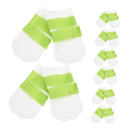 Abaodam 20 Stück Einweg-hundeschuhe Hundeschuhe Wasserdicht Nicht -Slip -hundeschuhe Hundeschuhe Kleiner Hund Schuhe Für Hunde Hundestiefel Und Pfotenschützer Light Green Vlies von Abaodam