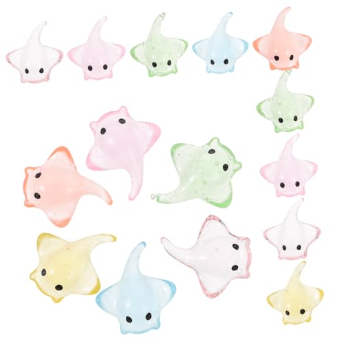 Abaodam 20 Stück Miniatur Meeresfische Resin Figuren Lebensechte Kleine Dekofische für Aquarium und Mikrolandschaften Bunte Mini Meerestiere für Unterwasser-Dekoration und Fischbecken von Abaodam