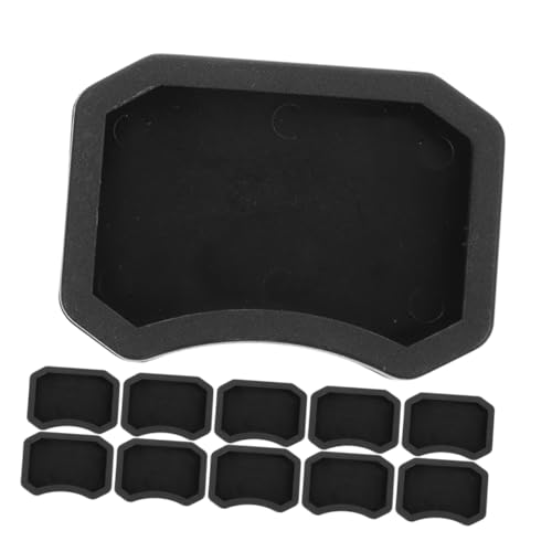 Abaodam 20 Stück Terrarienschalen Klein Schildkrötenschale Schüsseln Wassernapf Für Schlange Zubehör Für Reptilien Essen Wasserschale des Bärtigen Drachens Gecko Plastik Black von Abaodam