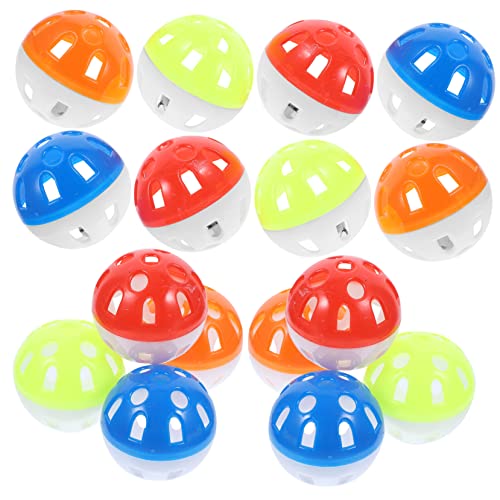 Abaodam 20stücke Interaktive Vogelspielzeuge Mit Glocken Bunte Käfigspielzeuge Für Papageien Und Vögel Sicheres Und Strapazierfähiges Material Zum Spielen Und Kauen von Abaodam