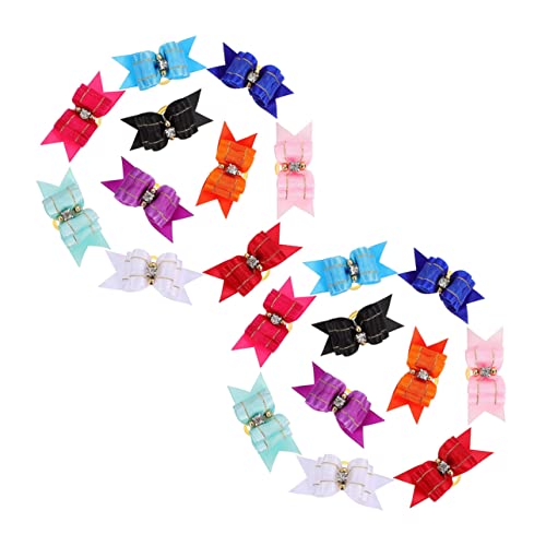 Abaodam 20Stücke Teiliges Hundezubehör Hundebögen für Haustiere Haaraccessoire für Katzen und Andere und Besondere Anlässe von Abaodam