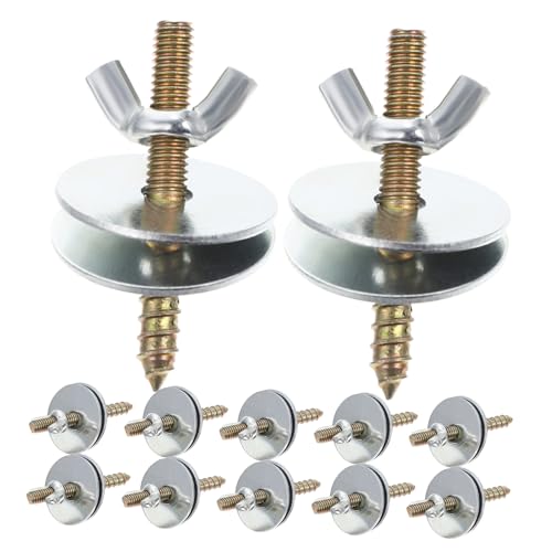 Abaodam 24 Sets Perch Secure Papagei Hardware Vogel Kleine Halterung Und Unterlegscheiben Fütterung Käfig Pflicht Zucht Muttern Halteschraube Ständer Bolzen Schwere von Abaodam