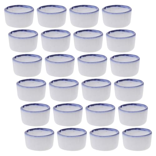 Abaodam 24 Stück Mini Keramik Wasserbecken für Reptilien Kompakte Wasserschalen für Spinnen und Skorpione für Terrarien Weiß Langlebig und Pflegeleicht Abaodam 24 Stück Mini Keramik Wasserbecken für Reptilien Kompakte Wasserschalen für Spinnen und Skorpione für Terrarien Weiß Langlebig und Pflegeleicht von Abaodam