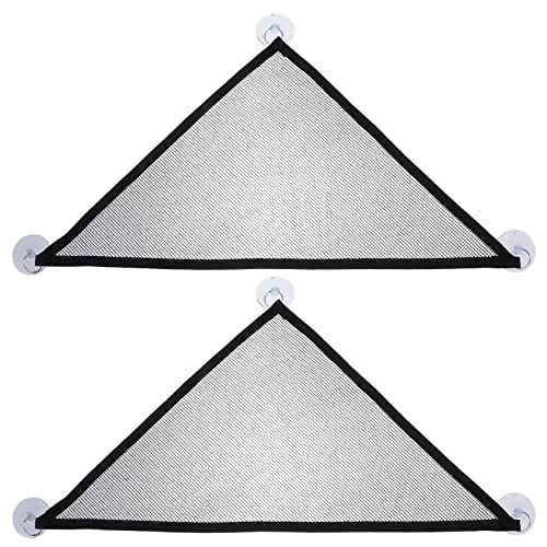 Abaodam 2Stücke Eidechsen Hängematte für Reptilien Atmungsaktives Haustier Mesh Design mit Saugnapf und Metallring für Haustiere von Abaodam