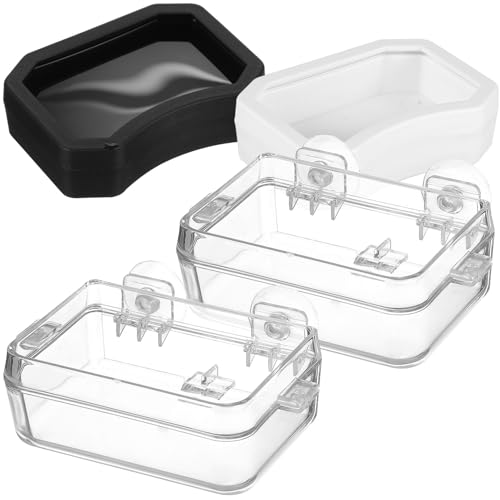 Abaodam 2stücke Reptilien Futternapf Transparente Fluchtresistente Futter Wasserschalen Aus Lebensmittelechtem Abs Für Eidechsen Bartagamen Geckos Und Andere Reptilien Abaodam 2stücke Reptilien Futternapf Transparente Fluchtresistente Futter Wasserschalen Aus Lebensmittelechtem Abs Für Eidechsen Bartagamen Geckos Und Andere Reptilien von Abaodam