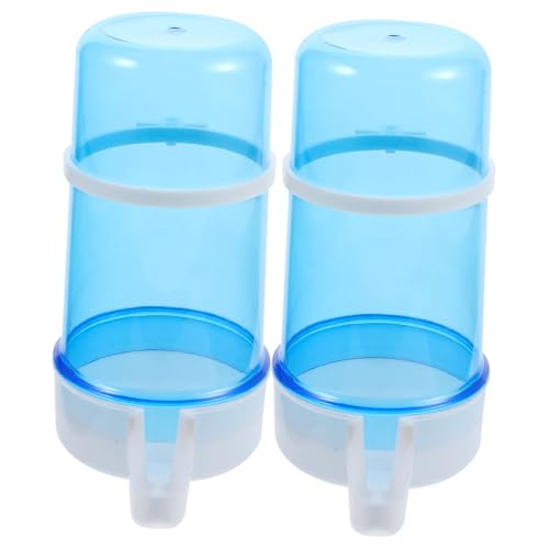 Abaodam 2Stücke Futterautomat für Haustiere Automatischer Wasserspender und Futterspender für Hamster und Kleine mit Ausreichender Kapazität für Mehrere von Abaodam