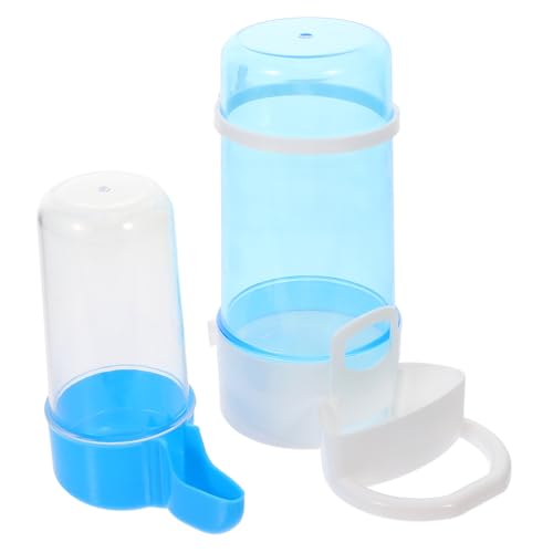 Abaodam 2Stücke Geflügeltrinkbrunnen Automatische Wasserschale Futterschale für Hühner für Heim und Gewerbegebrauch zu Reinigen und Langlebig von Abaodam