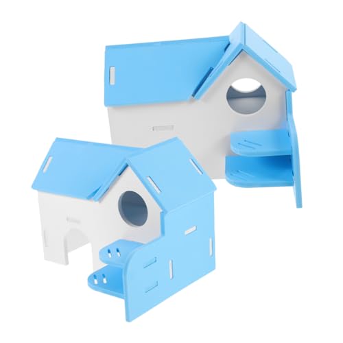 Abaodam 2Stücke Hamsterhaus mit Kletterleiter und Versteck Farbenfrohes Schlafhaus für Hamster Chinchillas und Andere Kleine Tiere für Hamsterkäfige Abaodam 2Stücke Hamsterhaus mit Kletterleiter und Versteck Farbenfrohes Schlafhaus für Hamster Chinchillas und Andere Kleine Tiere für Hamsterkäfige von Abaodam
