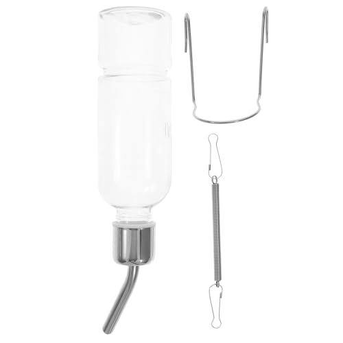 Abaodam 2Stücke Haustier Trinkflasche aus Hängender Wasserspender für Meerschweinchen und Hamster Automatische Wassertränke Sauberes Wasser von Abaodam