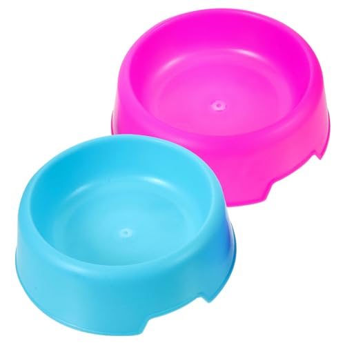 Abaodam 2Stücke Hundefutter und Wassernäpfe aus Kunststoff Runde rutschfeste Haustierschalen für Hunde und Katzen Praktische Futterbehälter für Angenehme Abaodam 2Stücke Hundefutter und Wassernäpfe aus Kunststoff Runde rutschfeste Haustierschalen für Hunde und Katzen Praktische Futterbehälter für Angenehme von Abaodam