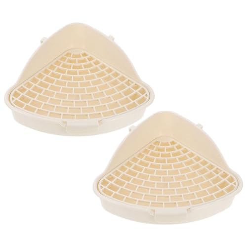 Abaodam 2Stücke Kaninchen Toilette für Kleintiere Auslaufsicheres Design Abnehmbares für Hamster und Meerschweinchen Große Kapazität Stilvolle Farbe Abaodam 2Stücke Kaninchen Toilette für Kleintiere Auslaufsicheres Design Abnehmbares für Hamster und Meerschweinchen Große Kapazität Stilvolle Farbe von Abaodam