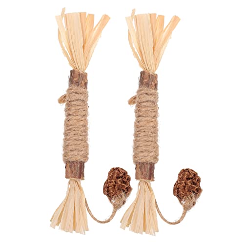 Abaodam 2Stücke Katzenminze Kauspielzeug für Katzen Silvervine Sticks zur Zahnpflege für Kätzchen und Erwachsene Katzen Spielerisches Training und Stressabbau Abaodam 2Stücke Katzenminze Kauspielzeug für Katzen Silvervine Sticks zur Zahnpflege für Kätzchen und Erwachsene Katzen Spielerisches Training und Stressabbau von Abaodam