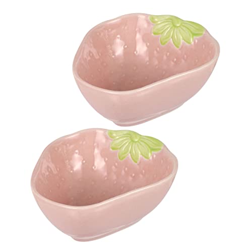 Abaodam 2Stücke Keramische Futter und Wasserschalen für Kleine Haustiere Niedliche Cartoon Erdbeerform für Hamster Chinchillas und Andere Kleintiere Abaodam 2Stücke Keramische Futter und Wasserschalen für Kleine Haustiere Niedliche Cartoon Erdbeerform für Hamster Chinchillas und Andere Kleintiere von Abaodam