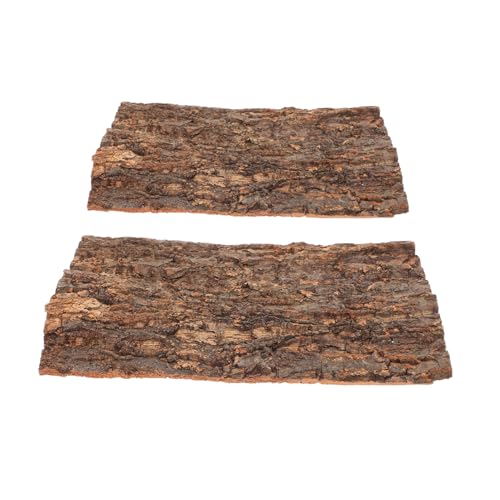 Abaodam 2Stücke Korkrinde für Reptilien Terrarium Plattform aus Natürlichem Kork Kletterhilfe für Echsen Spinnen und Nager Dekorative Terrariumgestaltung Abaodam 2Stücke Korkrinde für Reptilien Terrarium Plattform aus Natürlichem Kork Kletterhilfe für Echsen Spinnen und Nager Dekorative Terrariumgestaltung von Abaodam