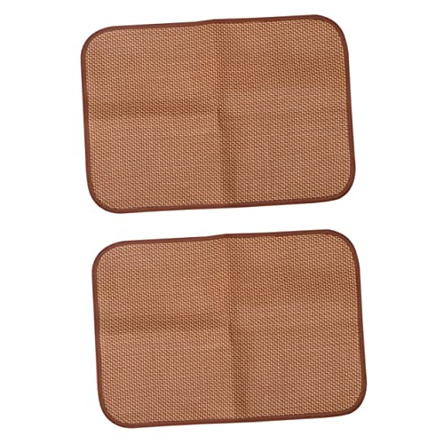 Abaodam 2Stücke Kühlmatte für Hunde Atmungsaktive Rattan Matte für Sommer Geeignet für Hundekennel Langlebig und Formbeständig Abaodam 2Stücke Kühlmatte für Hunde Atmungsaktive Rattan Matte für Sommer Geeignet für Hundekennel Langlebig und Formbeständig von Abaodam