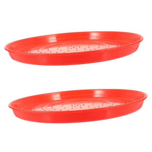 Abaodam 2stücke Küken-futtertablett Mit Wassertränke-halteplatten Geflügel-futterunterlagen Aus Kunststoff Futterteller Für Hühner Mit -Funktion Einfacher Und Platzsparendem Design von Abaodam