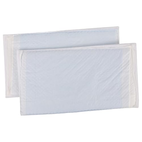 Abaodam 2Stücke Pads Super Saugfähige Einweg Unterlagen für Kleine Haustiere für Welpen und Kätzchen Atmungsaktives Baumwollmaterial Transportierbar von Abaodam