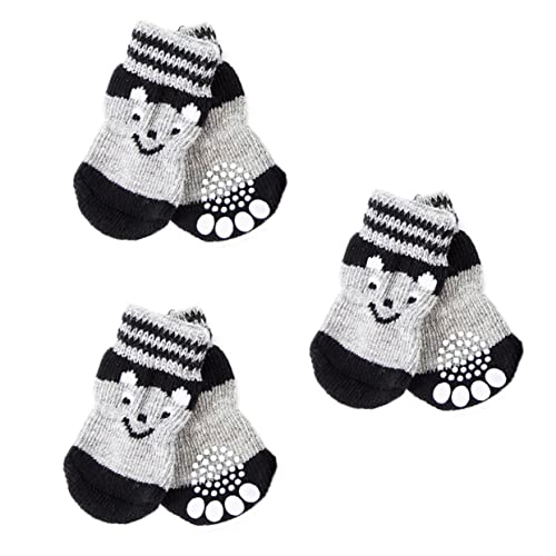 Abaodam 3 Paare Hundeschuh Socken Welpen Hausschuhe Stiefel Mit Socke Für Hunde Schutz Hundesocken Mit Griffen Grip Socken Für Hunde Traktion Hund Anti -socken Schuhe Für Hunde Baumwolle Abaodam 3 Paare Hundeschuh Socken Welpen Hausschuhe Stiefel Mit Socke Für Hunde Schutz Hundesocken Mit Griffen Grip Socken Für Hunde Traktion Hund Anti -socken Schuhe Für Hunde Baumwolle von Abaodam