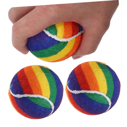 Abaodam 3stücke Bunte Tennisbälle Für Kleine Und Mittlere Hunde Interaktive Spielzeuge Für Outdoor-Training Und Fetch-Spiele Langlebige Und Elastische Hundespielzeuge Abaodam 3stücke Bunte Tennisbälle Für Kleine Und Mittlere Hunde Interaktive Spielzeuge Für Outdoor-Training Und Fetch-Spiele Langlebige Und Elastische Hundespielzeuge von Abaodam
