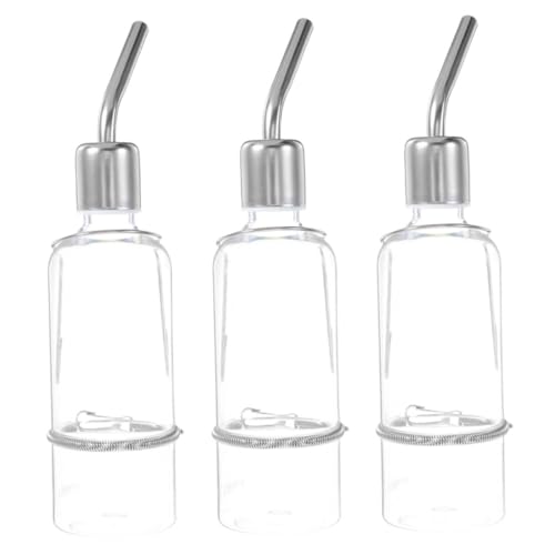 Abaodam 3 Stück Wasserspender für Kleintiere Auslaufsicherer Kunststoff Trinkflasche Platzsparend Hängend für Kaninchen Meerschweinchen Hamster Outdoor und Innenbereich Abaodam 3 Stück Wasserspender für Kleintiere Auslaufsicherer Kunststoff Trinkflasche Platzsparend Hängend für Kaninchen Meerschweinchen Hamster Outdoor und Innenbereich von Abaodam