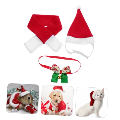 Abaodam 3 Stück Weihnachtliches Teiliges Haustierkostüm mit Weichem Leichtem Hundeschal Verstellbarem Weihnachts Halsband und Passendem Weihnachts Hut für Mittelgroße Hunde Festliches Abaodam 3 Stück Weihnachtliches Teiliges Haustierkostüm mit Weichem Leichtem Hundeschal Verstellbarem Weihnachts Halsband und Passendem Weihnachts Hut für Mittelgroße Hunde Festliches von Abaodam