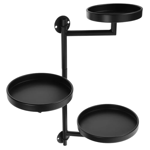 Abaodam 3 Zimmerpflanzenständer Regal Zur Wandmontage Pflanzenregal Für Die Wand Halter Für Zimmerpflanzen Pflanzenständer Zur Wandmontage Fensterpflanzenregale Wandregal Metall Black von Abaodam