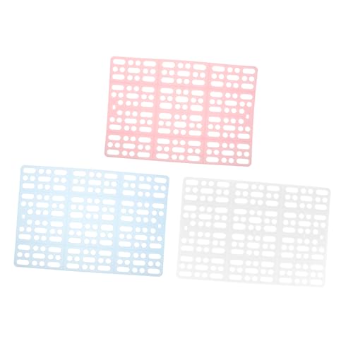 Abaodam 3 x Kaninchenkäfig-Polsterung, Gitter-Design, rutschfeste Kunststoffmatte für Kleintiere, bequeme Fußstütze, verbessert die Luftzirkulation für Kaninchen, Meerschweinchen und Hamster Abaodam 3 x Kaninchenkäfig-Polsterung, Gitter-Design, rutschfeste Kunststoffmatte für Kleintiere, bequeme Fußstütze, verbessert die Luftzirkulation für Kaninchen, Meerschweinchen und Hamster von Abaodam