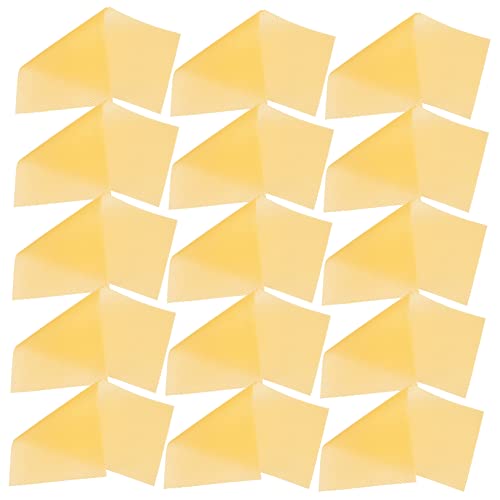 Abaodam Zubehör 30 Stück Wachsgrundlagen für Bienenhonigfolien Wabenplatten für Selbstgemacht Projekte Bausätze Imkereizubehör von Abaodam