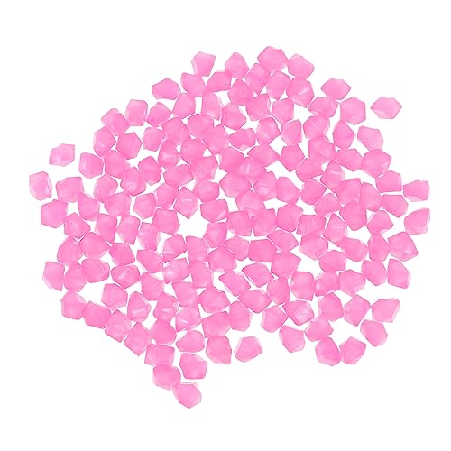 Abaodam 300 Stück Kieselsteine ​​für Aquarien Felsen Blau Dekorationen Für Aquarien Aquarium Aquarienlandschaftsstein Aquariensteine Glühen Aquarienfarbenes Steindekor Montiert Rosy Harz von Abaodam