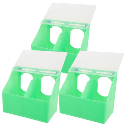 Abaodam 3Stücke Aufhängbare Futterstation Für Multifunktionale Futterbox Für Papageien Und Andere Mit Einfachem Zugang Und Reinigung von Abaodam