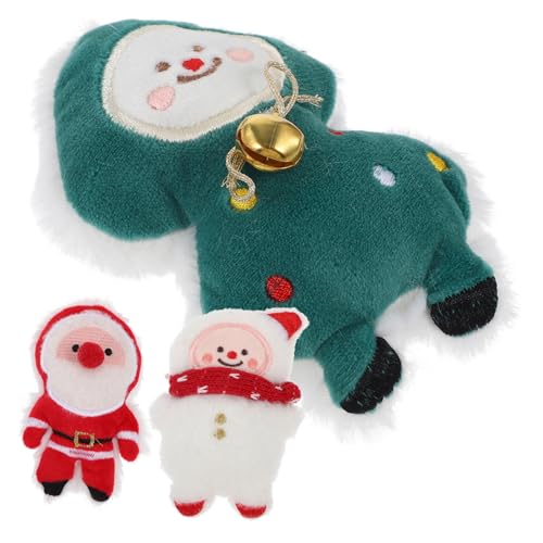 Abaodam 3Stücke Teiliges Interaktives Katzenspielzeug Für Weihnachten Plüschspielzeuge Mit Katzenminze Schneemann Weihnachtsbaum Weihnachtsmann Aktivität Und Spaß Abaodam 3Stücke Teiliges Interaktives Katzenspielzeug Für Weihnachten Plüschspielzeuge Mit Katzenminze Schneemann Weihnachtsbaum Weihnachtsmann Aktivität Und Spaß von Abaodam