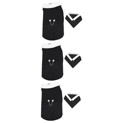 Abaodam 3-teiliges Luxuriöses Hunde- -Outfit Für Hochzeiten Dekorative Haustierkleidung Charmante Formelle Hundekleidung Für Partys Abaodam 3-teiliges Luxuriöses Hunde- -Outfit Für Hochzeiten Dekorative Haustierkleidung Charmante Formelle Hundekleidung Für Partys von Abaodam
