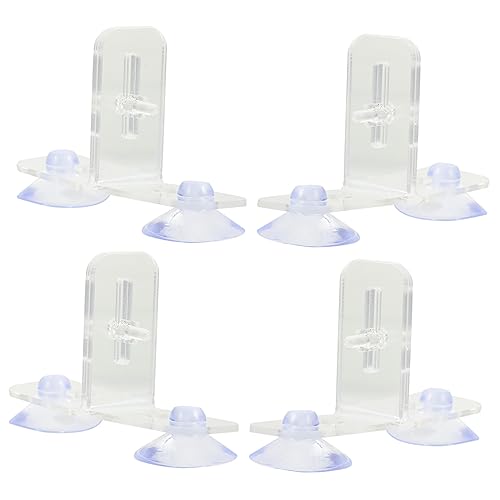 Abaodam 4 Sätze Aquarium Trennwand Set mit Saugnapf Teiliges Isolation Board für Mischzucht Aquarien Hochwertiges Langlebig Installieren für Fischhaltung von Abaodam