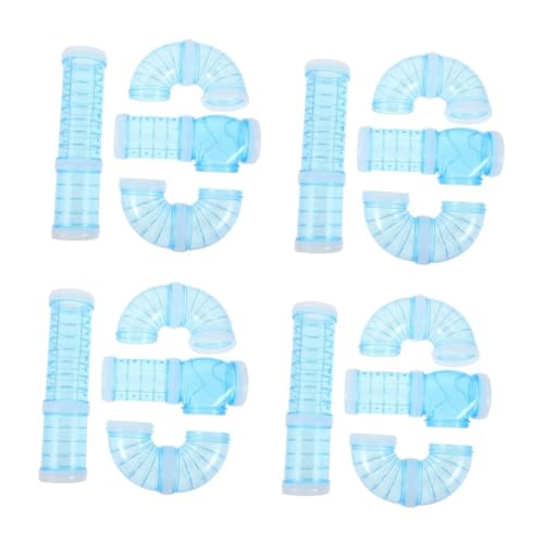 Abaodam 4 Sätze Hamster Tunnel Set Teiliges DIY Labyrinth Röhrensystem Erweiterbar für Hamsterkäfig Außen Robustes Verbindungsspielzeug mit Verstärkten Tunnelöffnungen Flexibel Abaodam 4 Sätze Hamster Tunnel Set Teiliges DIY Labyrinth Röhrensystem Erweiterbar für Hamsterkäfig Außen Robustes Verbindungsspielzeug mit Verstärkten Tunnelöffnungen Flexibel von Abaodam