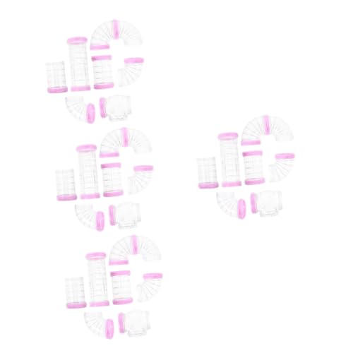Abaodam 4 Sätze Hamstertunnel Set Teilig aus Sicherem Erweiterbar für Hamsterkäfig DIY Außentunnel für Bewegungsfreiheit und Gesunde Aktivität Kompatibel mit Verschiedenen Käfigdesigns Abaodam 4 Sätze Hamstertunnel Set Teilig aus Sicherem Erweiterbar für Hamsterkäfig DIY Außentunnel für Bewegungsfreiheit und Gesunde Aktivität Kompatibel mit Verschiedenen Käfigdesigns von Abaodam
